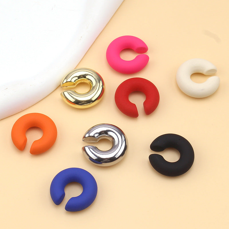 Trendy Matte Candy Color Popular Personalized Ear Clip