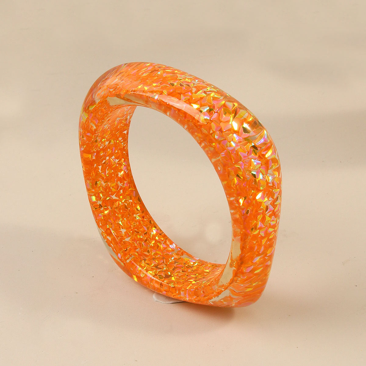 Color Flash Diamond In The Debris Resin Glitter Bracelets