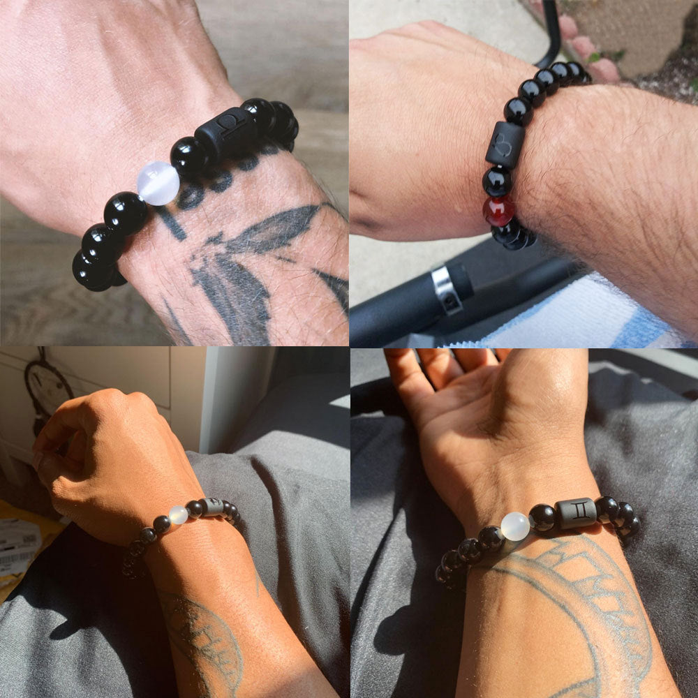 Women's & Men's Twee Constellation Woven Stone Beaded Adjustable Bracelet