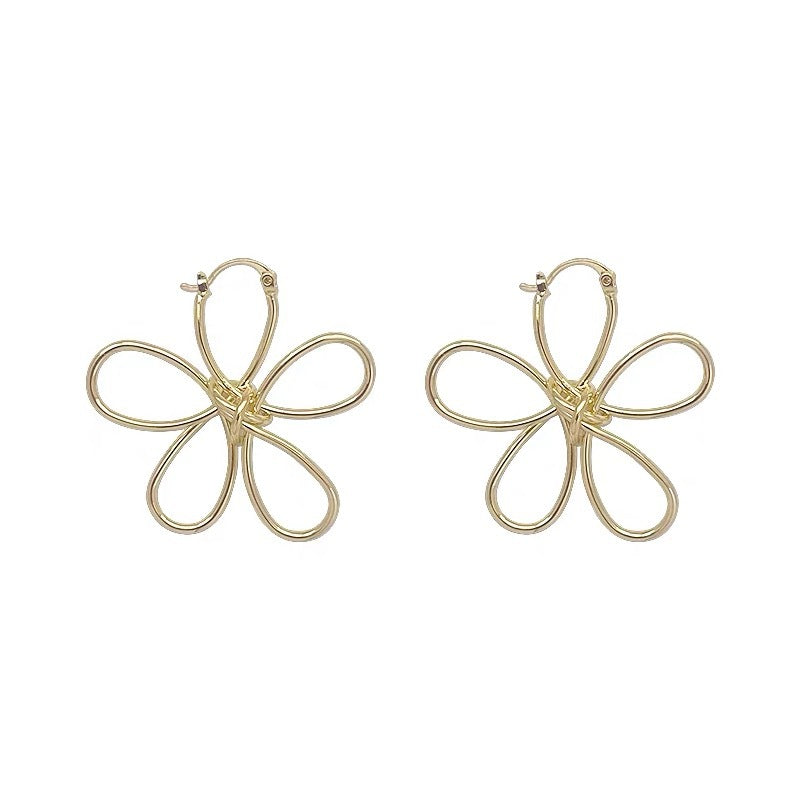 Women's Style Temperament Personality Everyday Joker Line Earrings