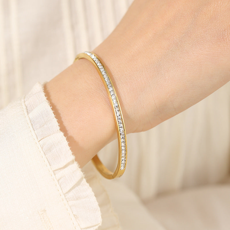 Women's Titanium Steel For High-grade Niche Stainless Bracelet