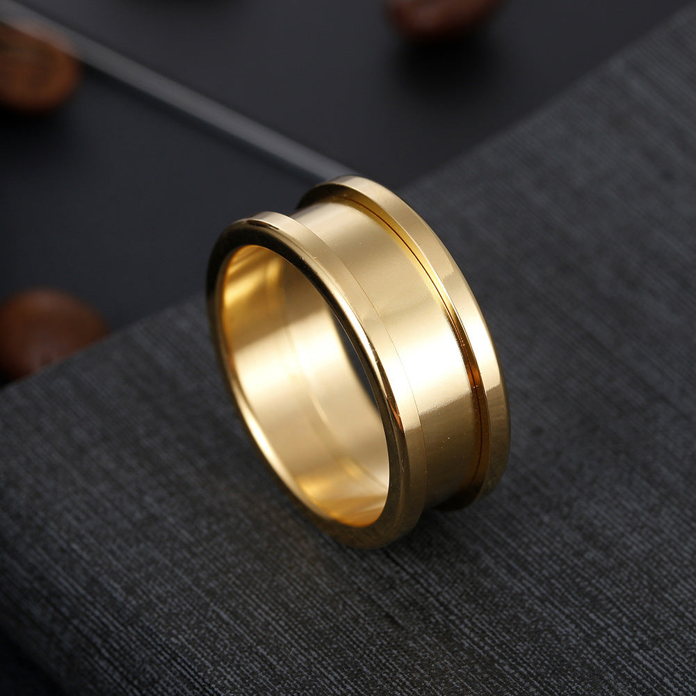Handmade Expert Hot Frame Combined Small Ring