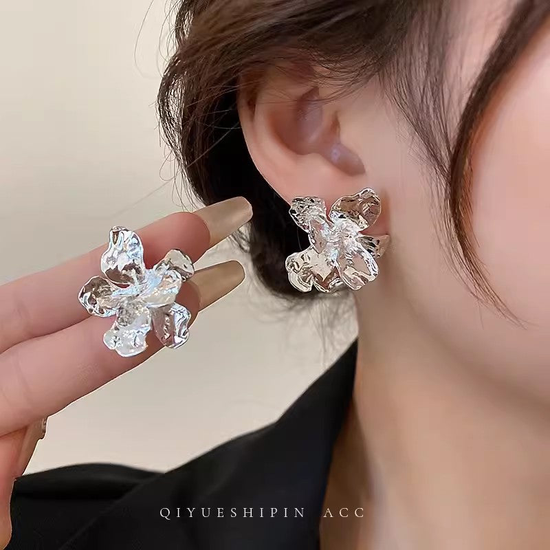 Flower Female Seaside Vacation Dopamine Fashion Temperament Earrings