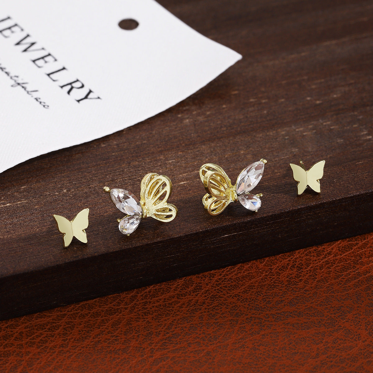 Needle Light Luxury French Pearl Retro Design Cat Eye Star Stud Earrings