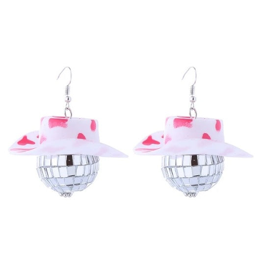 Women's Hooded Nightclub Ear Disco Party Earrings