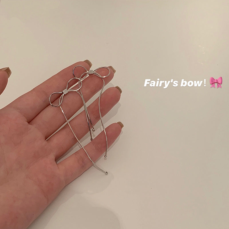 Bow Trendy High-grade Tassel Female Korean Rings