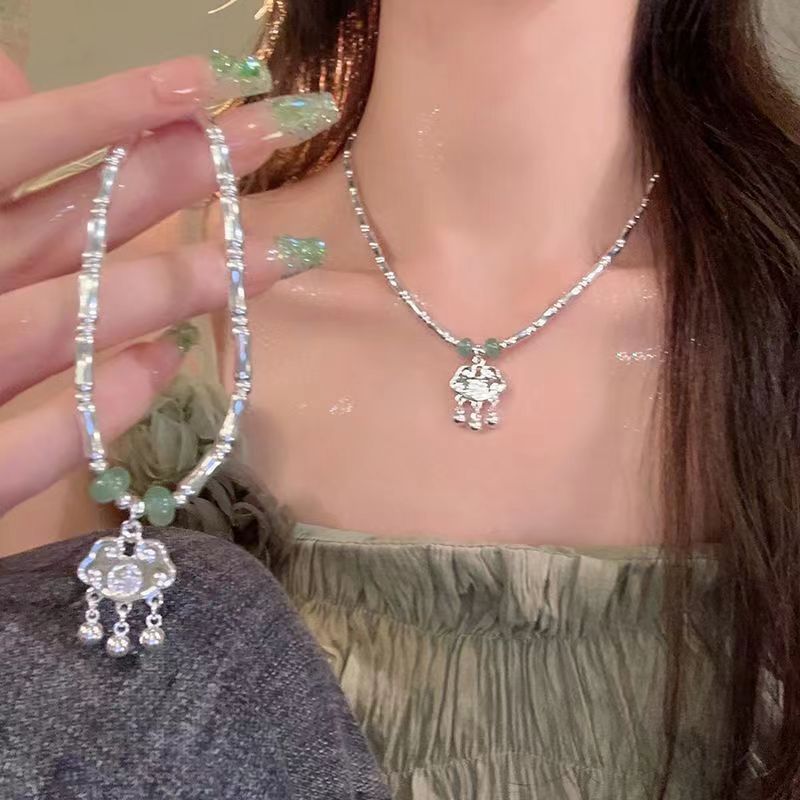 Safety Lock Female Ethnic Light Luxury Minority Pendants