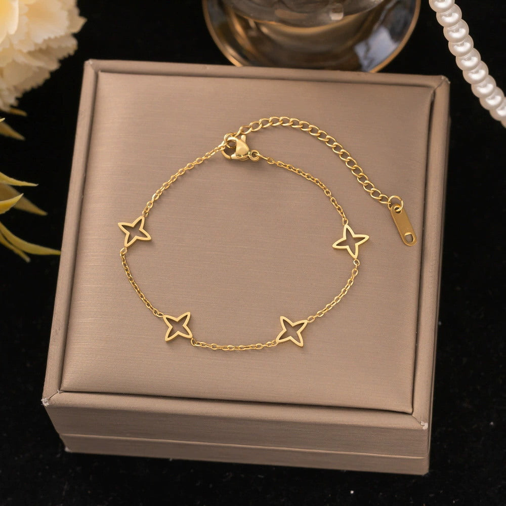 Women's Mei Chen Gold Simple Versatile Personality Affordable Luxury Bracelets