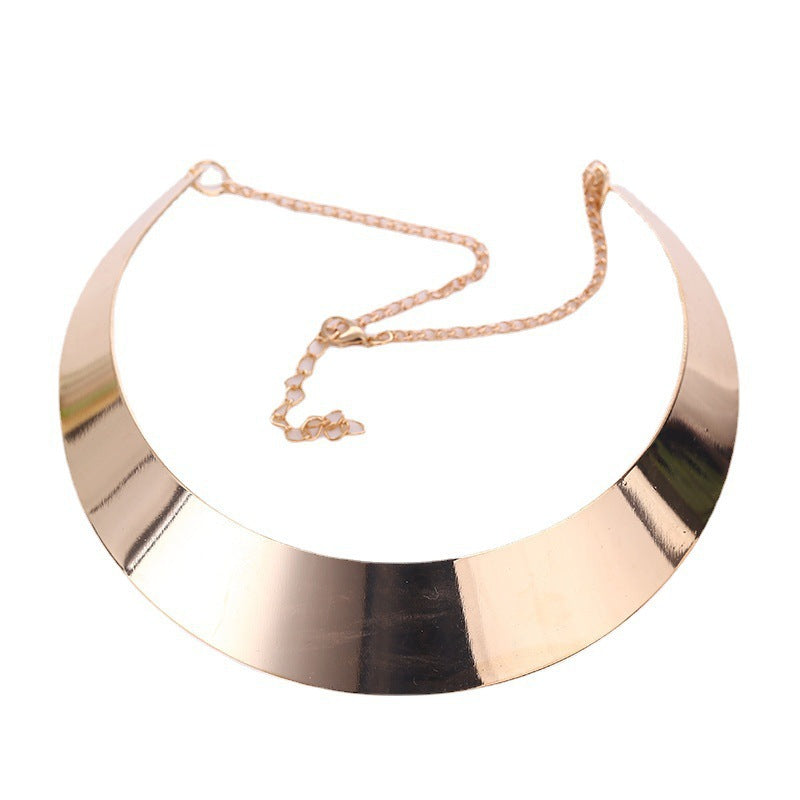 Punk Hilary Tsui Metal Exaggerated Neckband Necklaces
