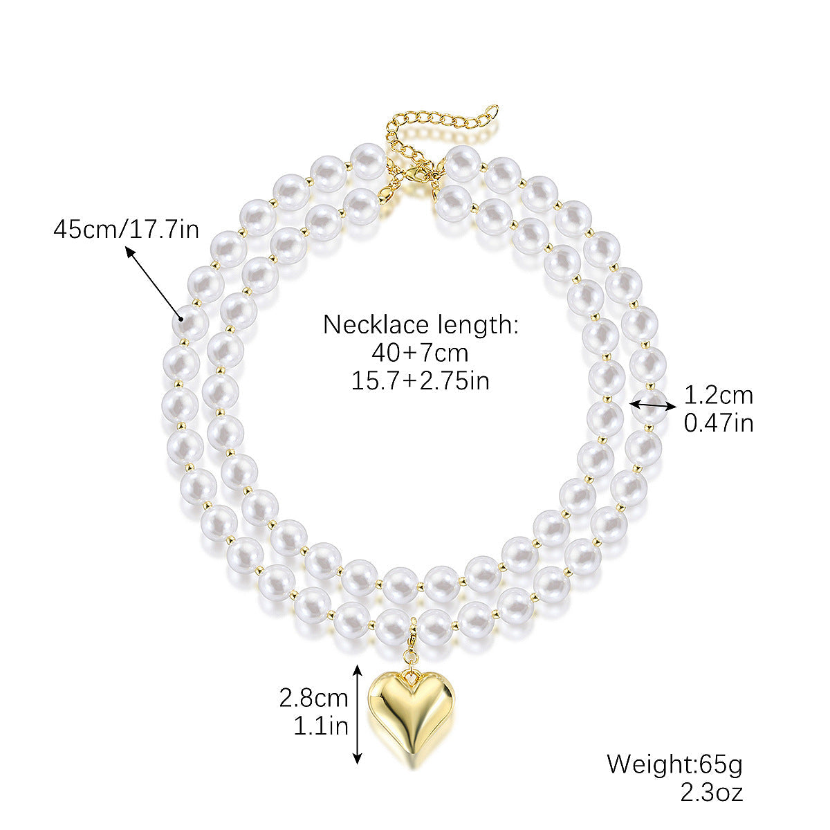 Women's Pearl Special Interest Light Luxury High-grade Retro Irregular Necklace