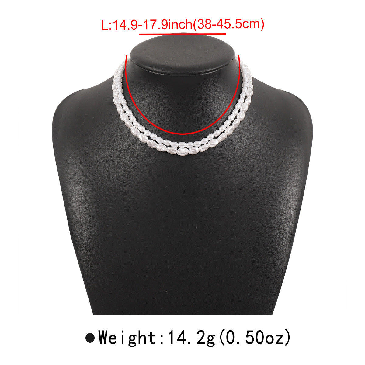 Women's Elegant Retro Fashion Exaggerated Pearl Geometric Necklaces