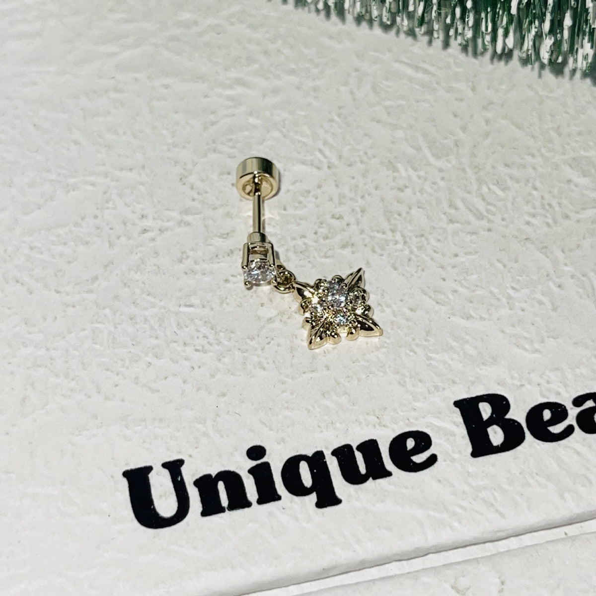 Ear Bone Medical Titanium Steel Screw Stud Earrings