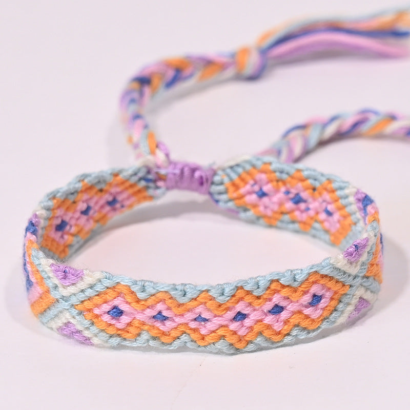 Stepped Into Nepal Ethnic Style Hand-knitted Bracelets