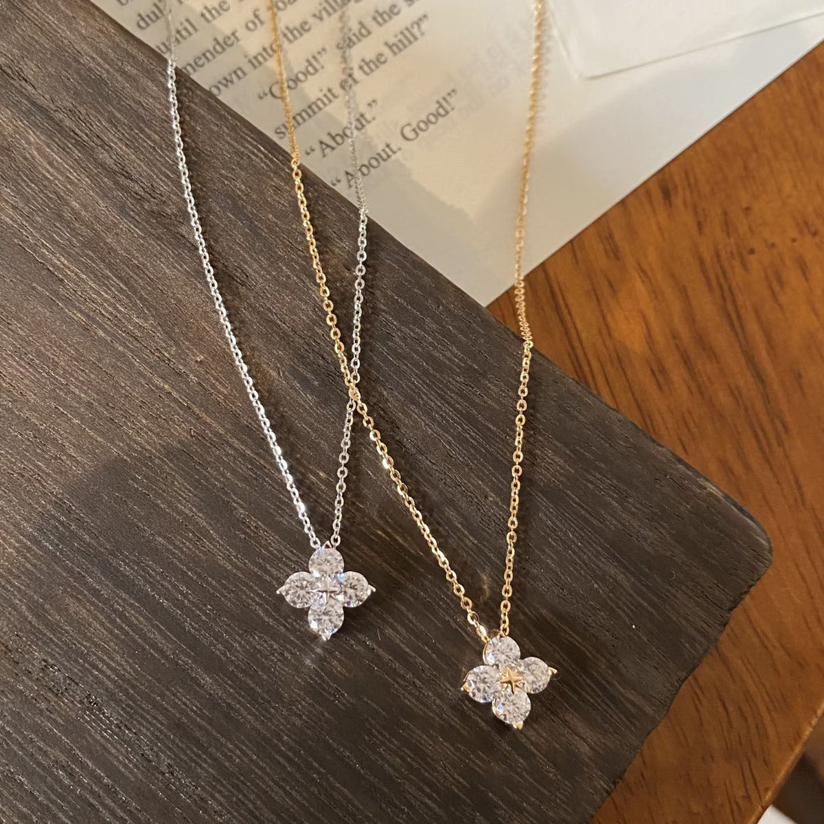 Women's Clover Zircon For Light Luxury Minority High-grade Pendants