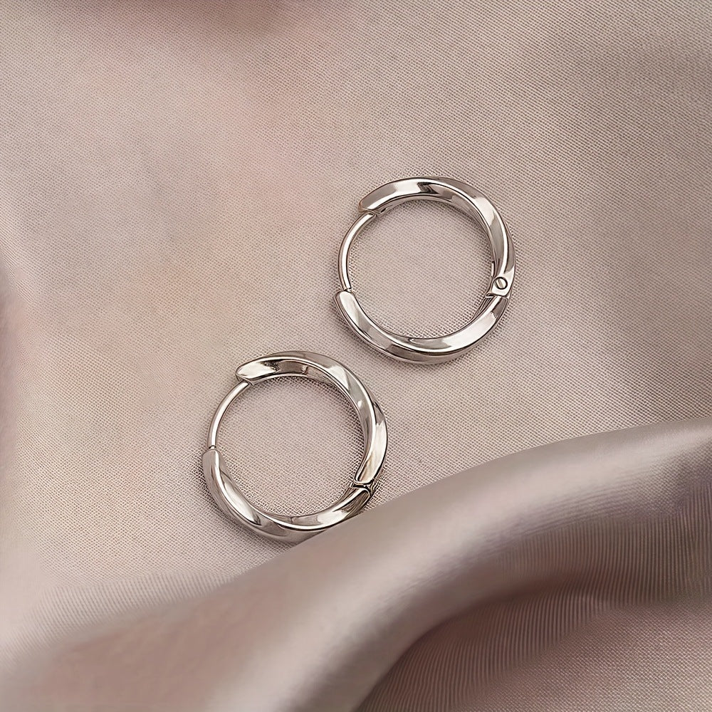 Stainless Steel Light Luxury Unisex Fashion Earrings