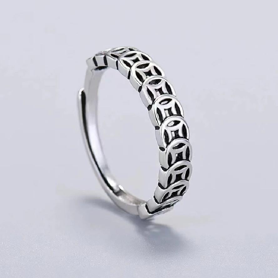 Fashion Wrap-around Open Money Drawing Luck Rings