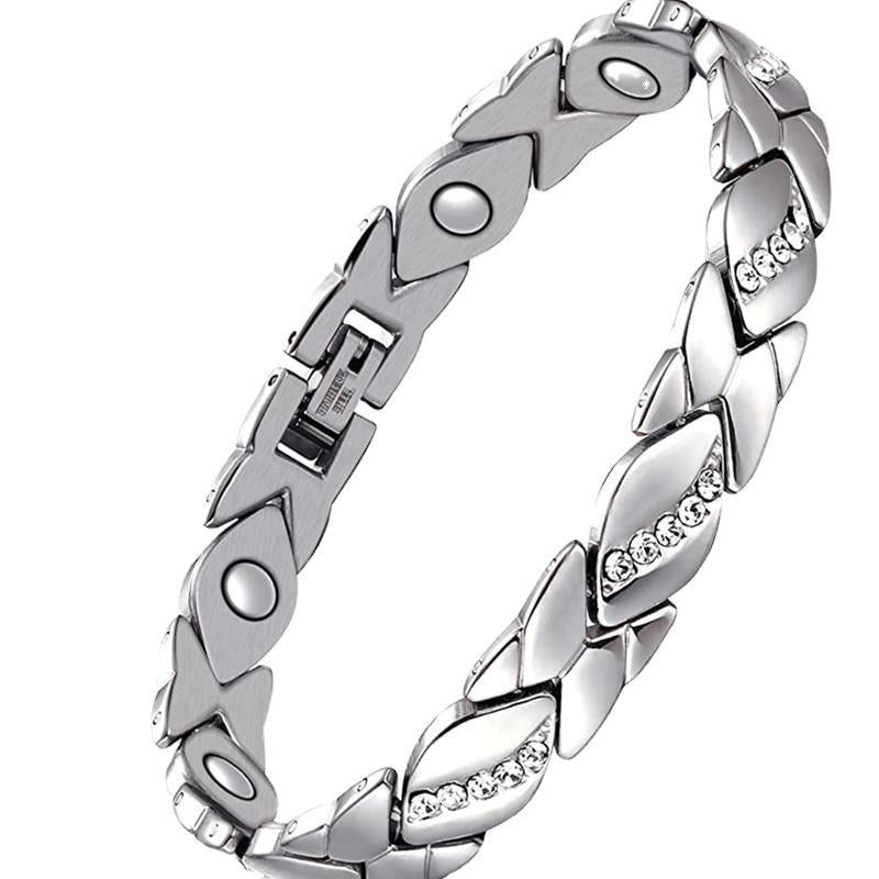 Jin Chen Fashion Alloy Ladies Commuter Plant Flowers Bracelet