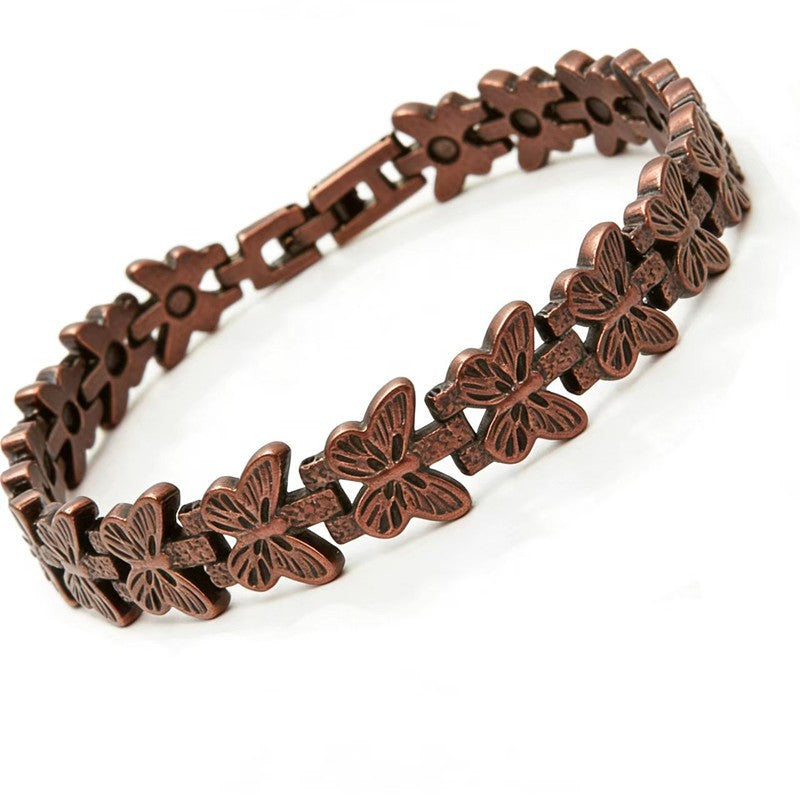 Women's Magnet Affordable Luxury Fashion Clover Alloy Diamond Single Bracelet