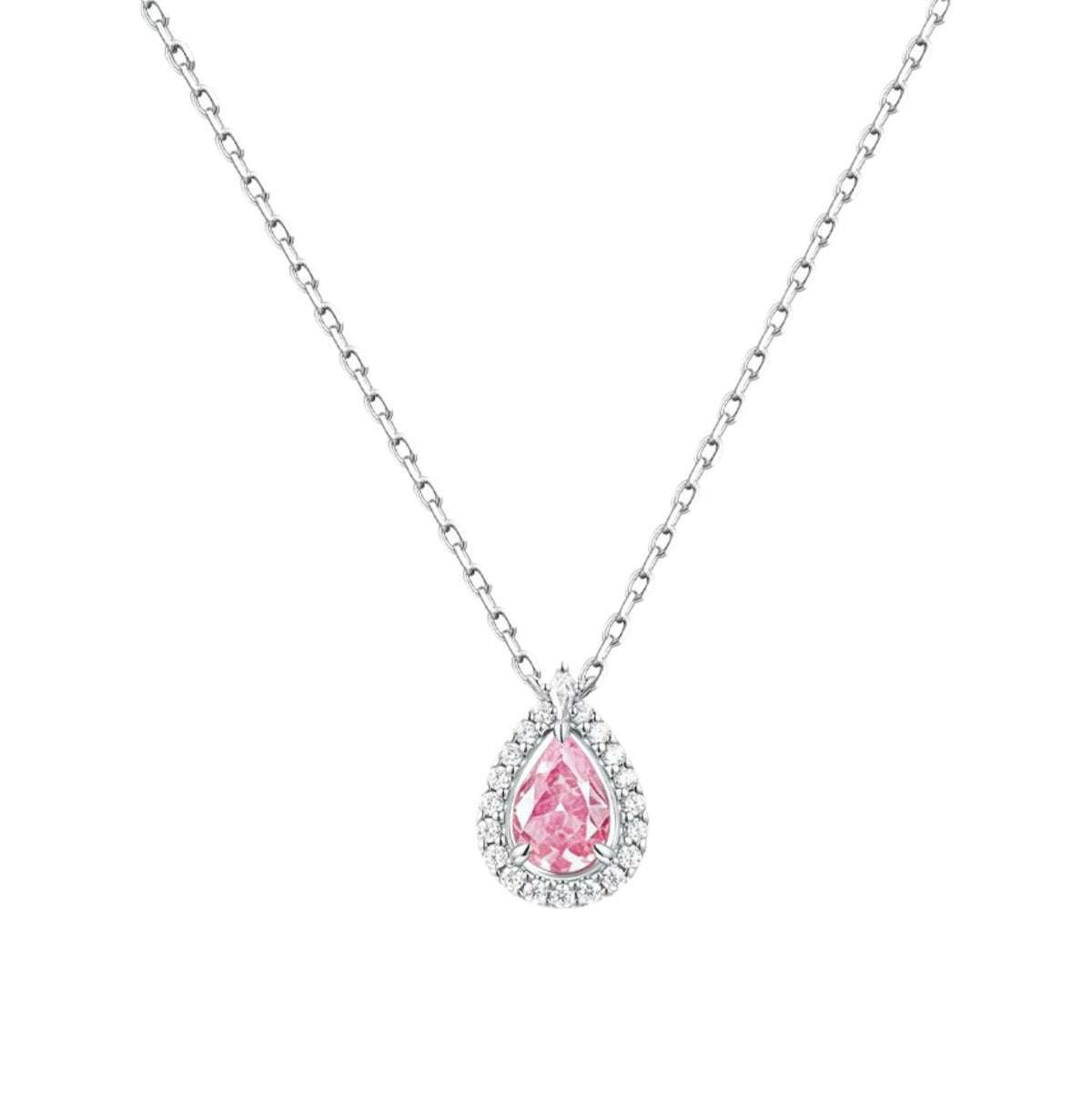 Women's Sterling Sier Blue Tears Drop For Light Luxury Necklace
