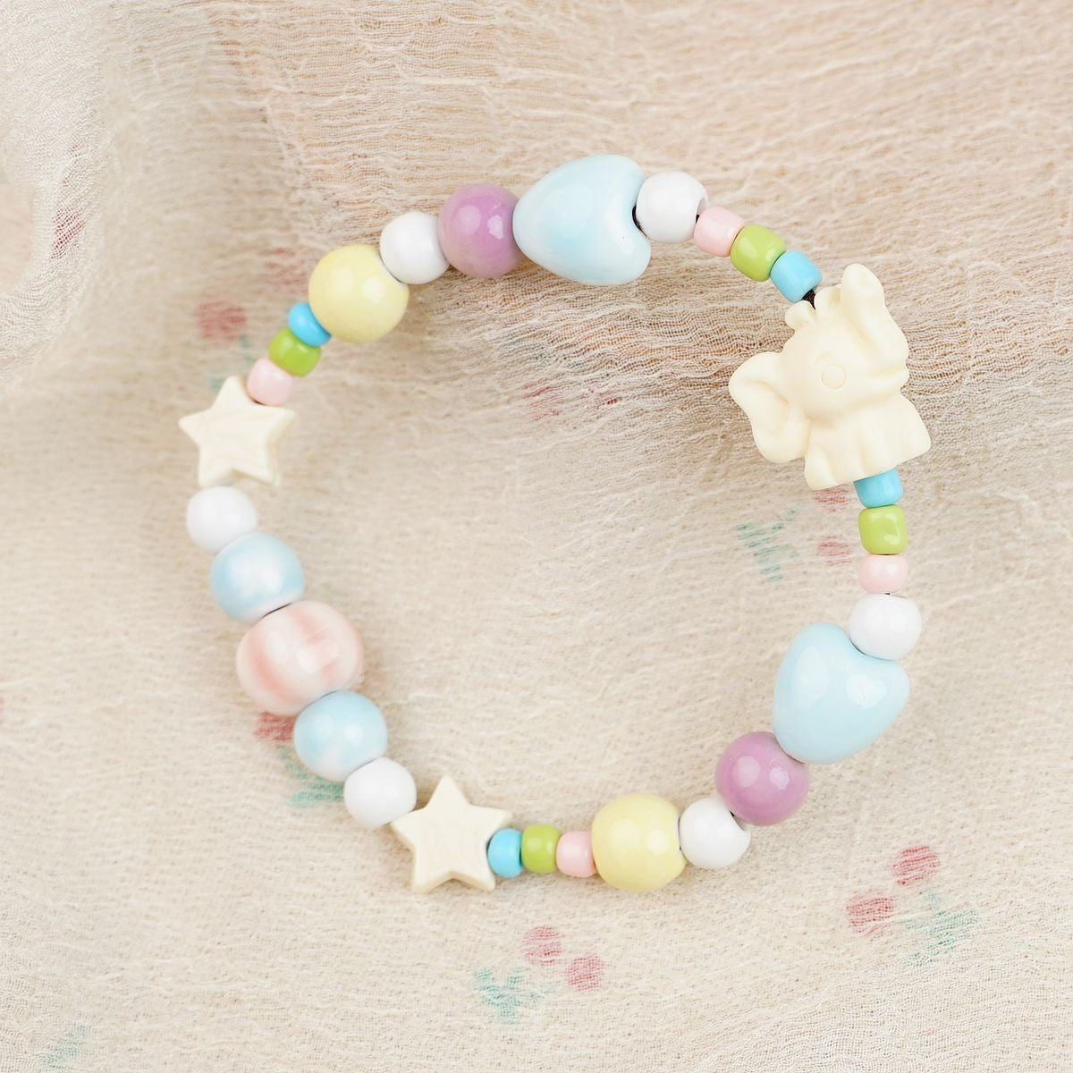Ceramic Painted Pottery Beads Female Literary Bracelet