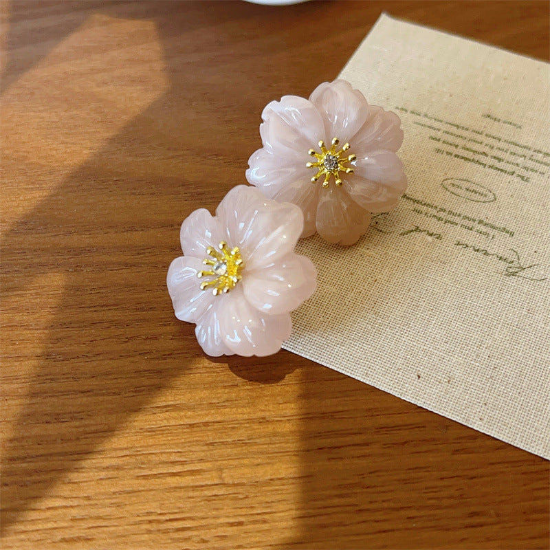 Style Flower Ear Retro Gentle Fairy High-grade Earrings