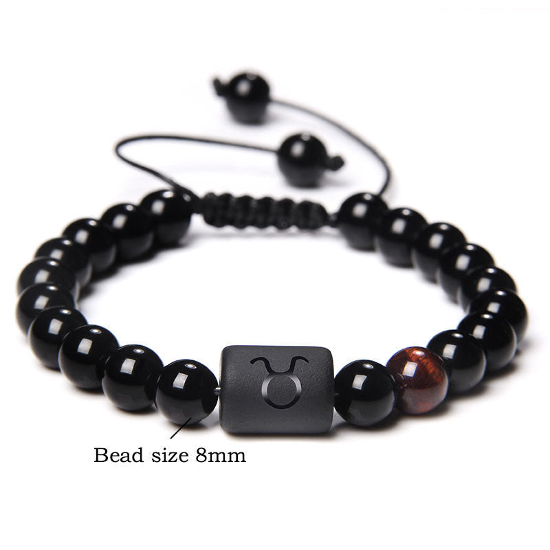Women's & Men's Twee Constellation Woven Stone Beaded Adjustable Bracelet