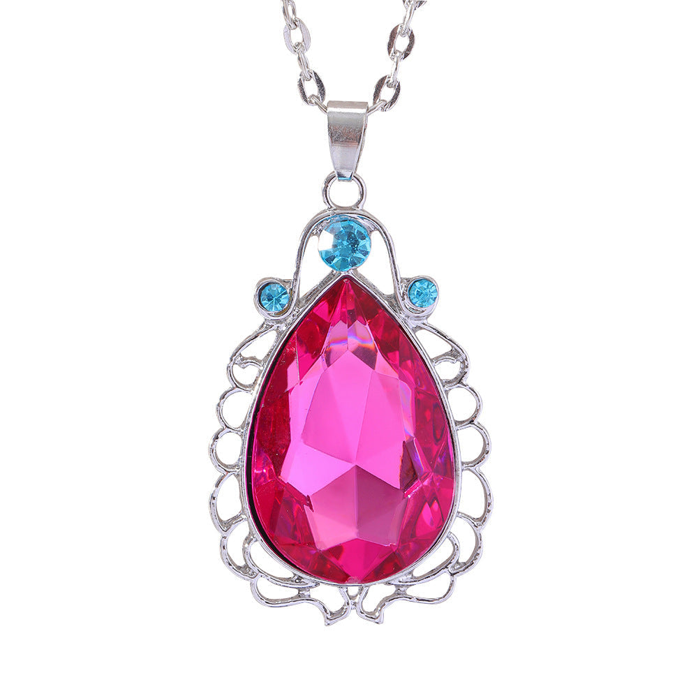 New Sophia Power Stone Princess Charm Necklaces