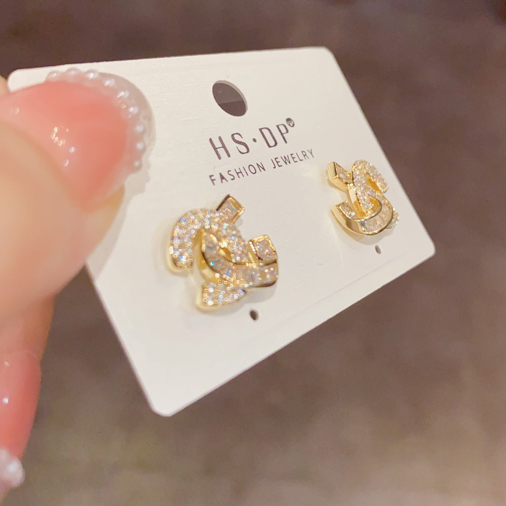 Cross Exquisite Refined Grace Affordable Luxury Fashion Earrings
