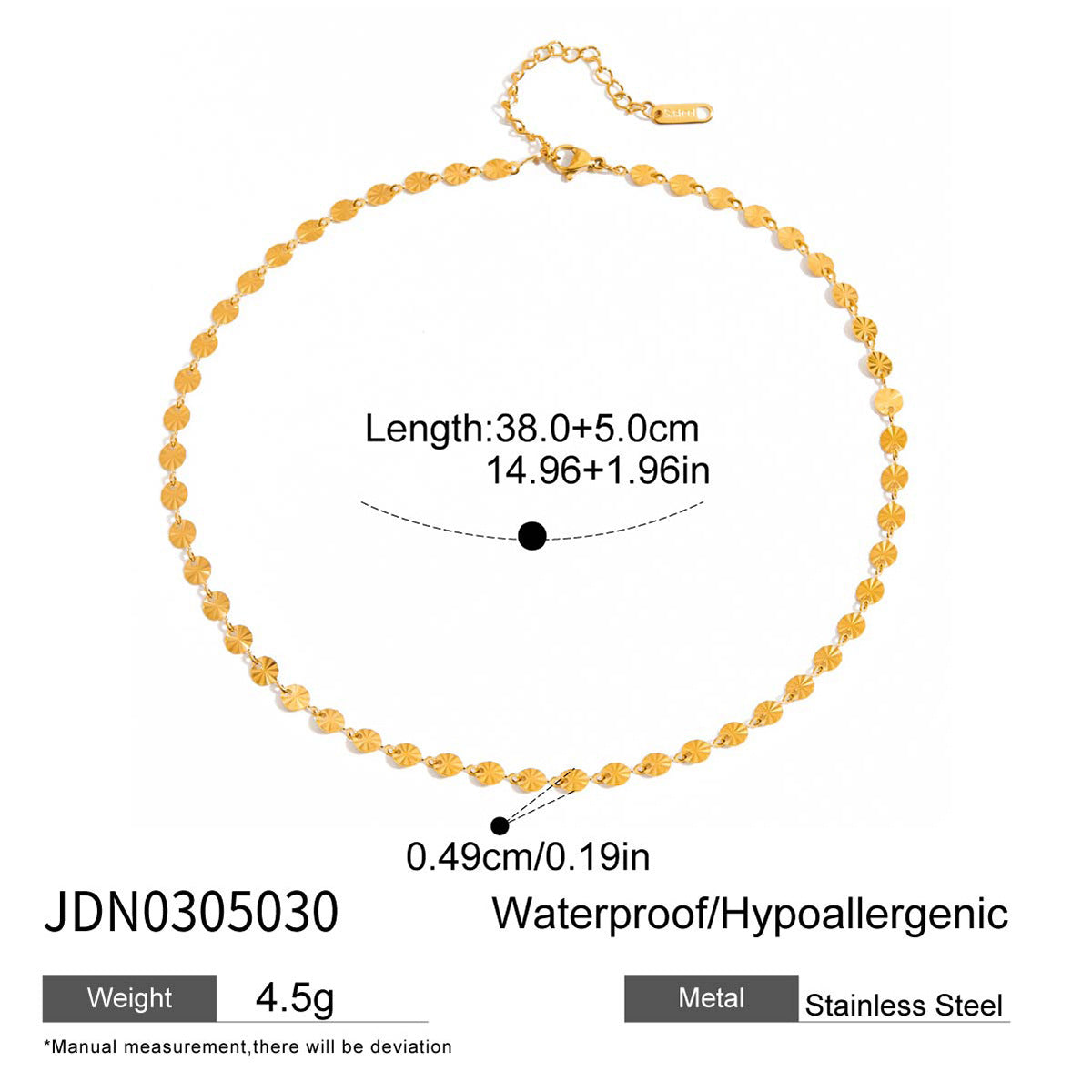 Ding Stainless Steel Snake Light Luxury Minority Zircon Clavicle Necklaces