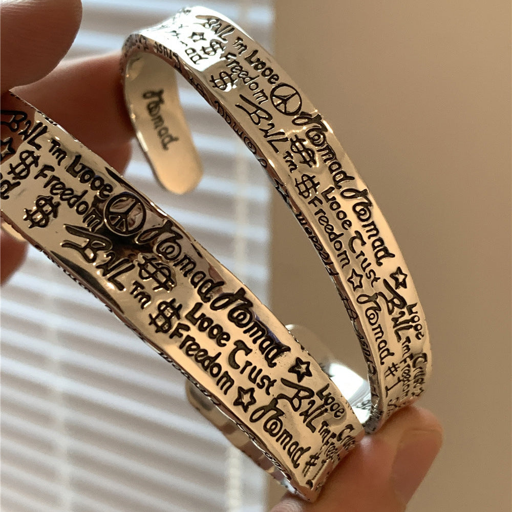 Couple Iti High-grade Female Design Mild Luxury Retro Bracelet