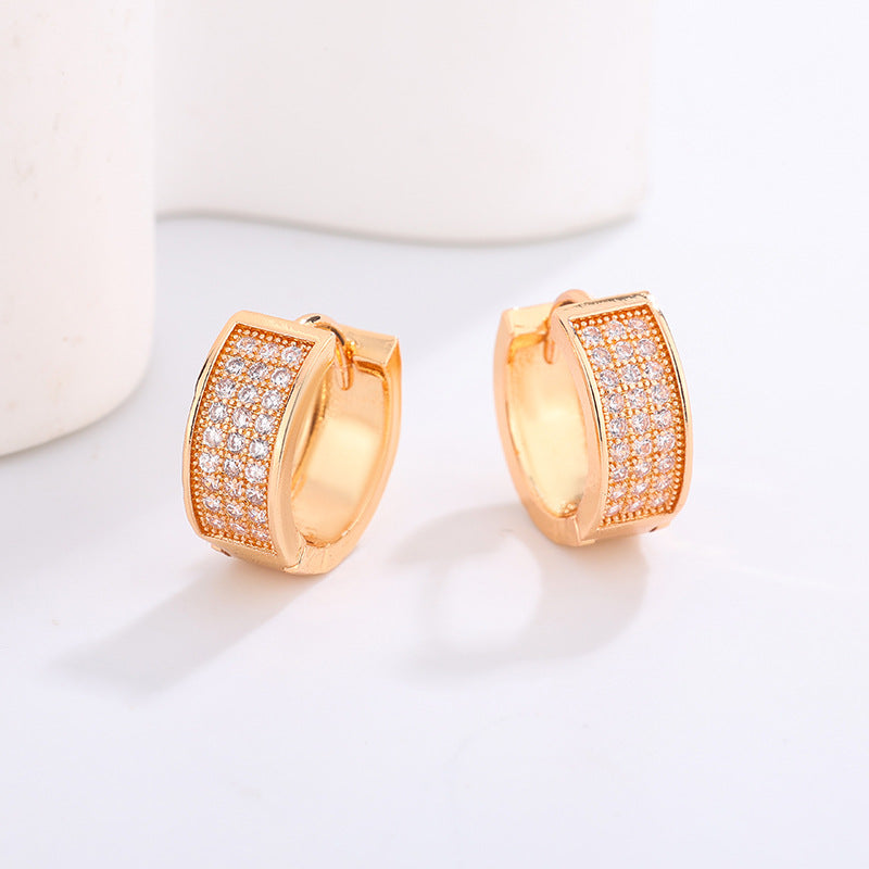 Women's High-grade Night Market Style Graceful Ear Clips Rings