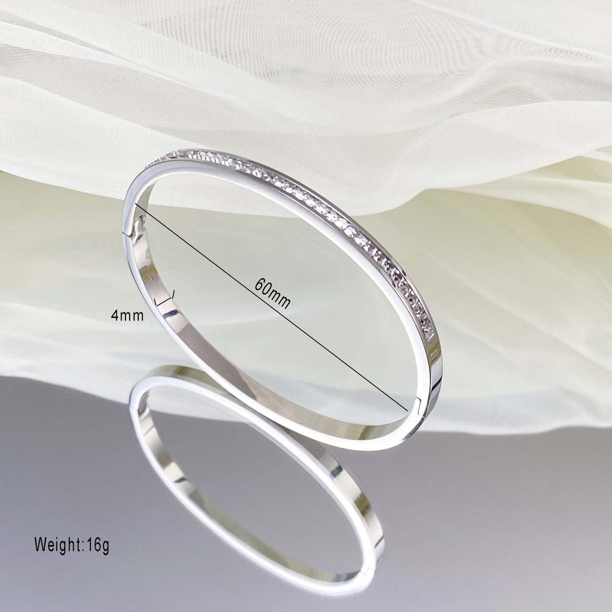 Starry Sier Simple Series High-grade Classic Bracelet