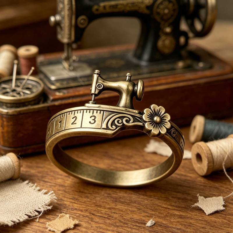 Vintage Unisex Classic Sewing Epoch Literature Art Press Rings