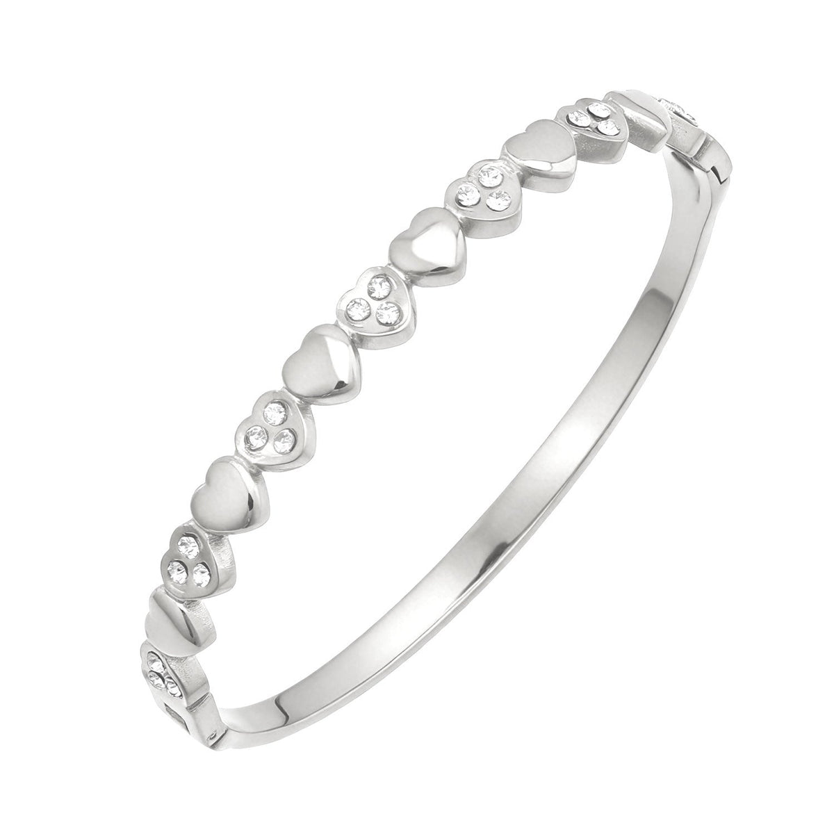 Open Stainless Steel Hydraulic Light Luxury High-grade Exaggerated Design Sense Bracelets
