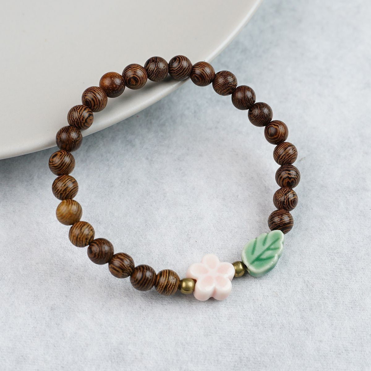 Ceramic Painted Pottery Beads Female Literary Bracelet