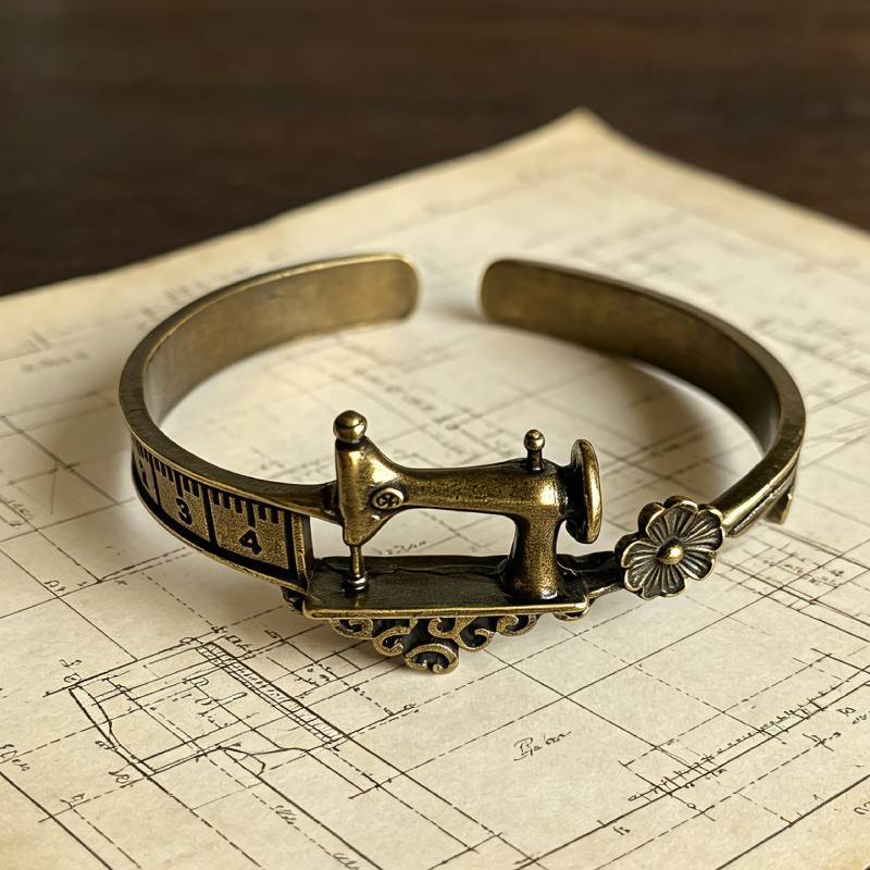 Vintage Unisex Classic Sewing Epoch Literature Art Press Rings