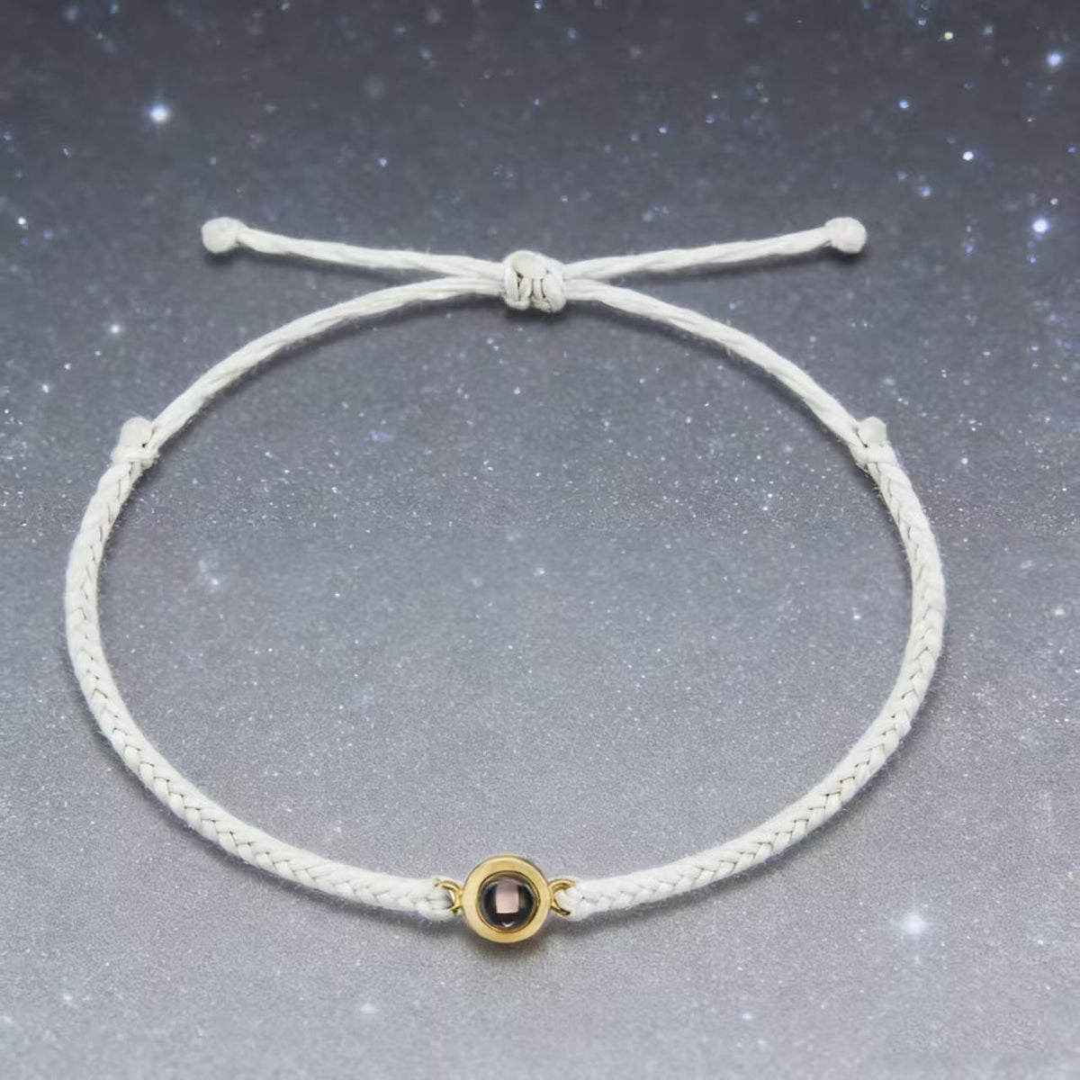 Women's & Men's Simple Titanium Steel Hand-woven Projection Languages Love You Niche Bracelets