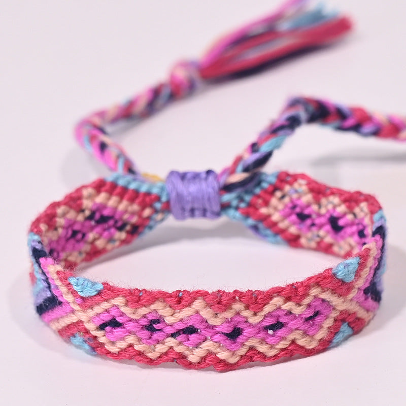 Stepped Into Nepal Ethnic Style Hand-knitted Bracelets