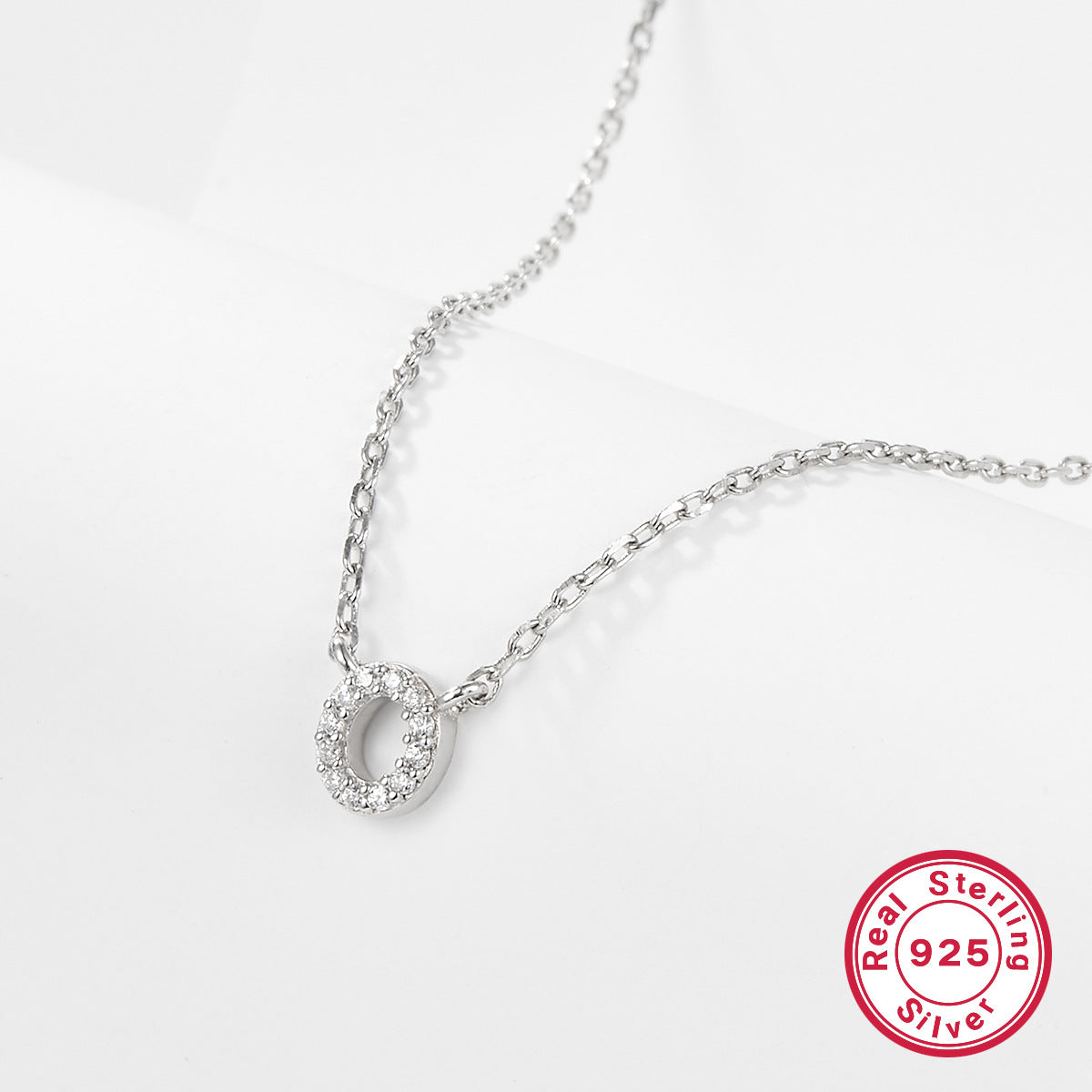 Women's Sier Minority Simple Clavicle Chain Beaded Necklaces