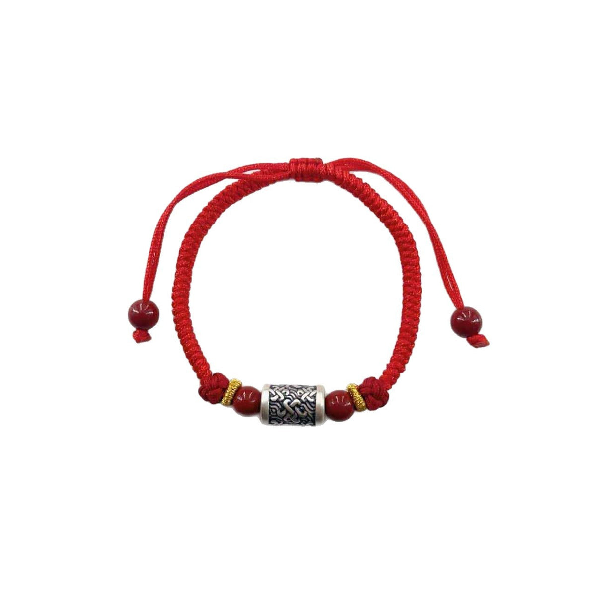 Safe Lucky Beads National Design Life Red Bracelet