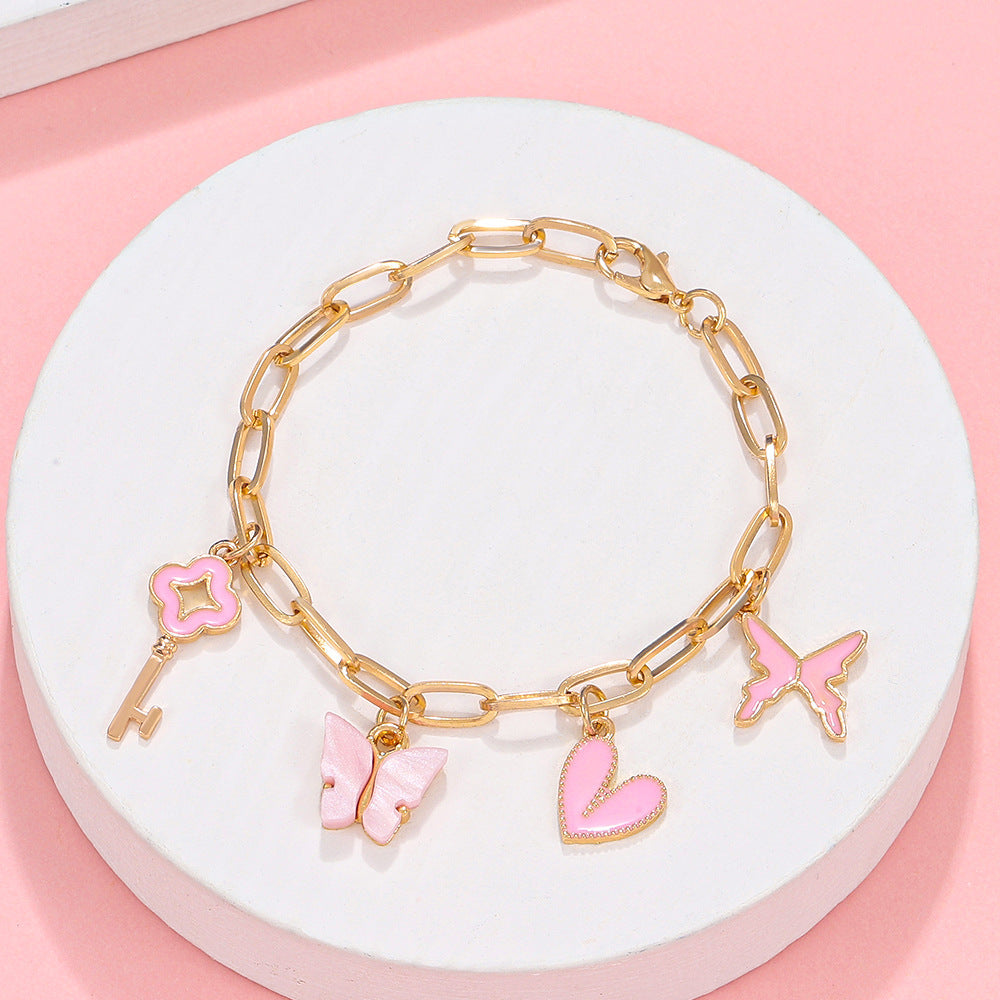Women's Exaggerated Niche Alloy Fashion Personality Chain Bracelet