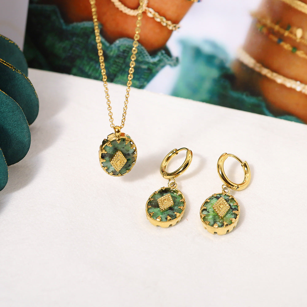 Natural Stone Do Not Fade Minority Jewelry Set