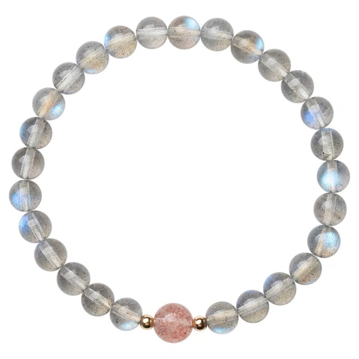 Moonstone Strawberry Niche Light Luxury Minimalist Moonlight Fine Bracelet