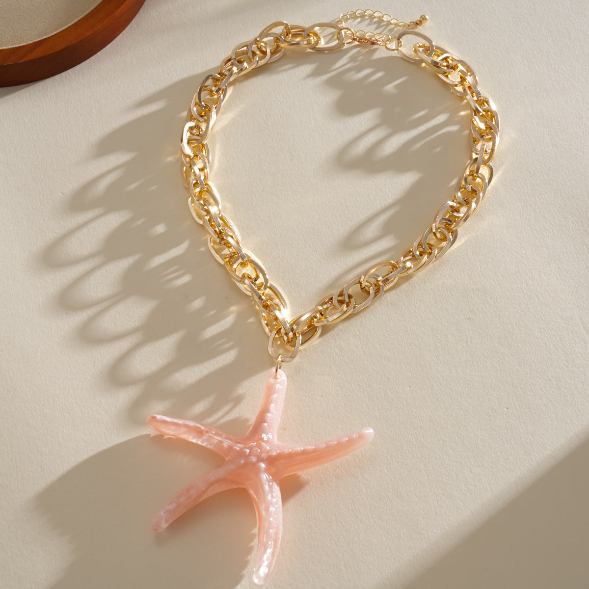 Acrylic Beaded Love Fashion Trend Clavicle Chain Vacation Jewelry Set