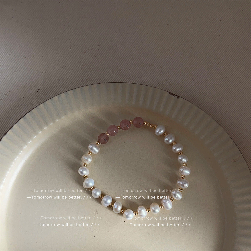 Natural Pearl Retro Minority Moonstone Graceful Bracelets
