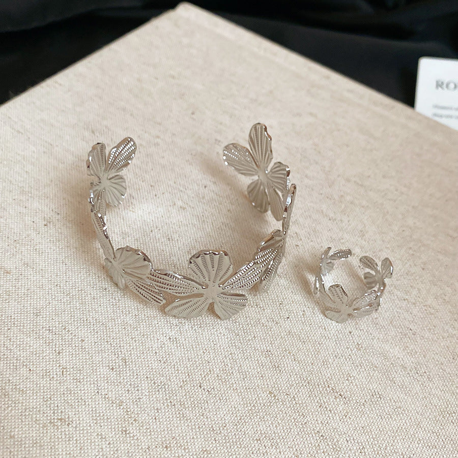 Acrylic Glossy Blooming Korean Style Simple Light Luxury Bracelet