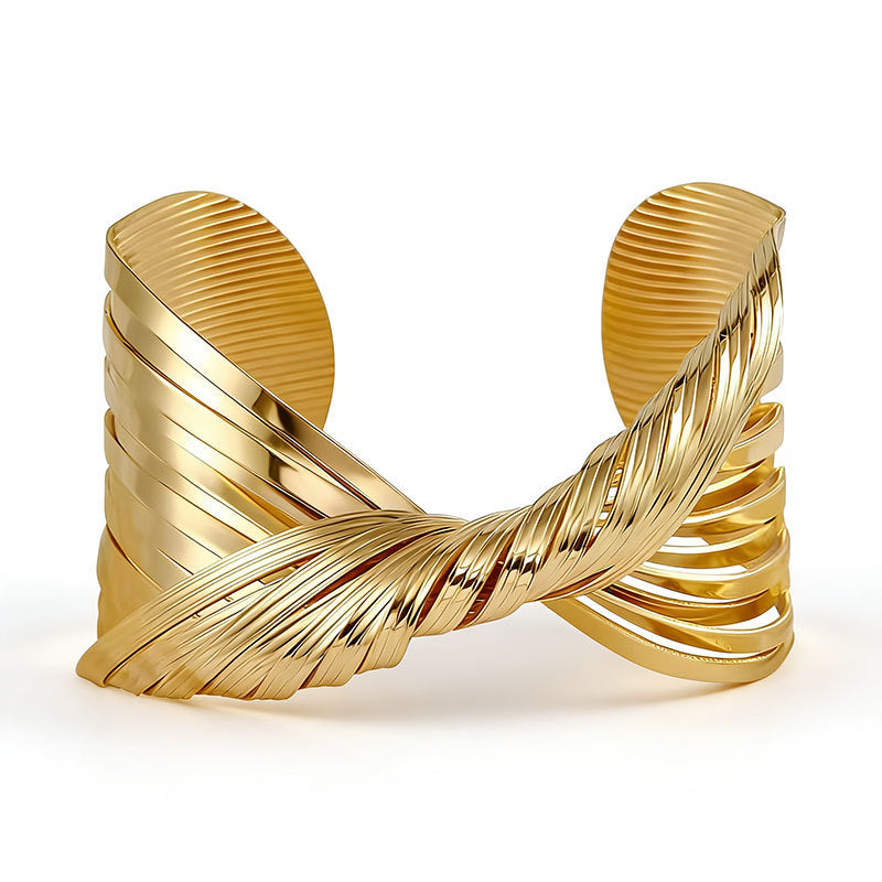 Open Irregular Twisted Fashion Personality Style Bracelet
