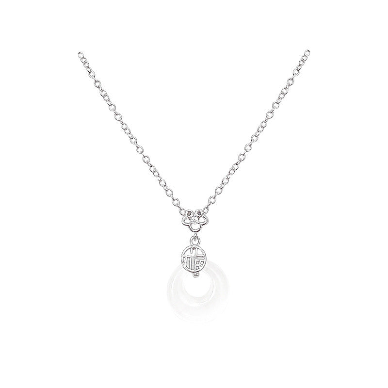 Women's Design High-grade Light Luxury Clavicle Chain Bow Pendants