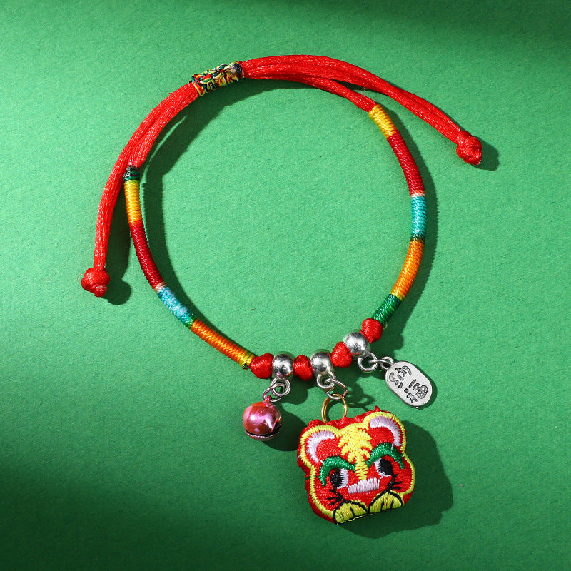 Dragon Boat Festival Colorful Rope Carrying Strap Handmade Braided Adult Bracelet