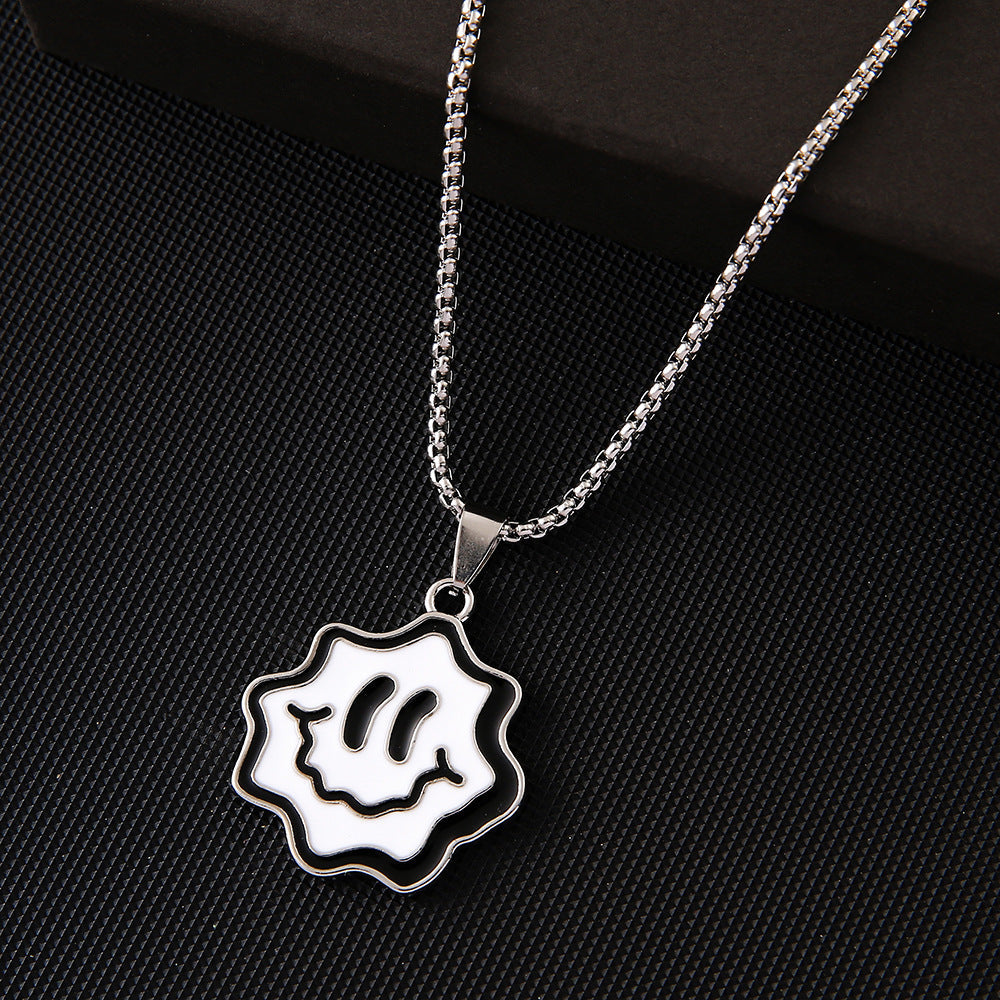 Women's & Men's Steel Hip Hop Fashion Catwalk Sweater Necklaces